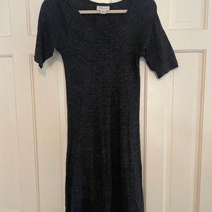 Ganni Pleated Sweater Dress